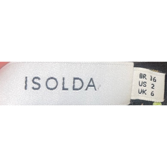 NWOT Isolda Silk Long Dress Excellent / Pristine Condition US Size 2 - Picture 4 of 4